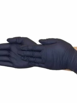 Globe Commercial Products Globe Black Powder-Free Textured Disposable Nitrile Gloves - 5 Mil - Box Of 100 7 Globe Commercial Products Globe Black Powder-Free Textured Disposable Nitrile Gloves - 5 Mil - Box Of 100
