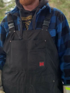 Work Wear Tough Duck 7910 Insulated Waterproof Poly Oxford Bib Overalls | S-5XL