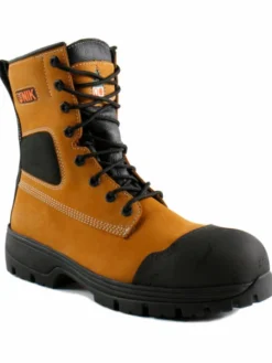 Unik Industrial Unik Contractor 8" Leather Safety Boot With Vibram® Fire & Ice Sole | Sizes 5-14 8 Inch Safety Boots