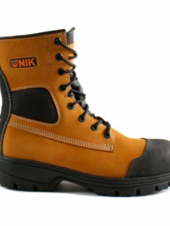 Unik Industrial Unik Contractor 8" Leather Safety Boot With Vibram® Fire & Ice Sole | Sizes 5-14 8 Inch Safety Boots