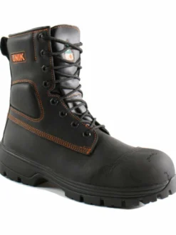 Unik Industrial Unik Contractor 8" Leather Safety Boot With Vibram® Fire & Ice Sole | Sizes 5-14 8 Inch Safety Boots 14 Unik Industrial Unik Contractor 8