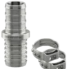 Plumb-Eeze Stainless Steel PEX Transition Coupling Tubing And Fittings
