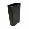 Globe Commercial Products Slim Space Saving Utility Waste Container - 23 Gallons