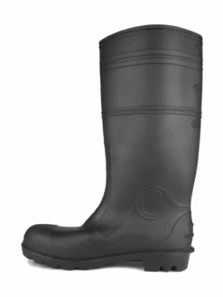 Acton Function Plain Toe Rain Boots | Black | Sizes 4 - 14