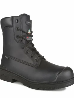8 Inch Safety Boots Acton Prospect 8" Chemtech Microfiber Vegan Safety Boots | Black | Size 7 To Size 14