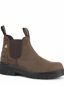 Acton Profile 6" Steel Toe Brown Leather Chelsea Men's Safety Work Boots | Brown | Sizes 4 - 14