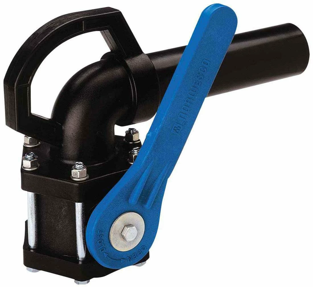 Hose And Fittings Norwesco Bolted Polypropylene Ball Valve Bulk Fill Nozzles | 1-1/2" And 2" Sizes 2 Hose And Fittings Norwesco Bolted Polypropylene Ball Valve Bulk Fill Nozzles | 1-1/2" And 2" Sizes