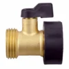 Gilmour Brass Swivel Garden Hose Shut-Off Valve Hose And Fittings