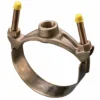 Robar 2706 Series Cast Bronze Service Saddles W/ Single Stainless Straps - CC Thread Waterworks Products
