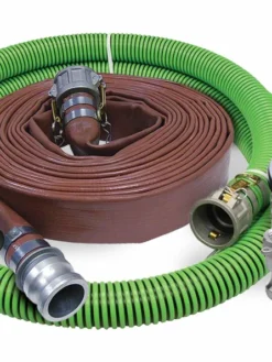 Cleanflow Heavy Duty Suction/Discharge Water Pump Hose Kits Hose And Fittings