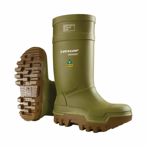 Dunlop Purofort Thermo+ Full Safety Winter Work Boots | Green | Sizes 6-15 3 Dunlop Purofort Thermo+ Full Safety Winter Work Boots | Green | Sizes 6-15