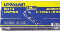 Automotive Supplies Dynaline Hair Pin Assortment - 150 Piece