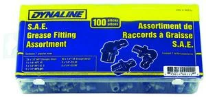 Dynaline SAE Grease Fitting Assortment | 100 Piece Lube And Fuel Tools 3 Dynaline SAE Grease Fitting Assortment | 100 Piece Lube And Fuel Tools