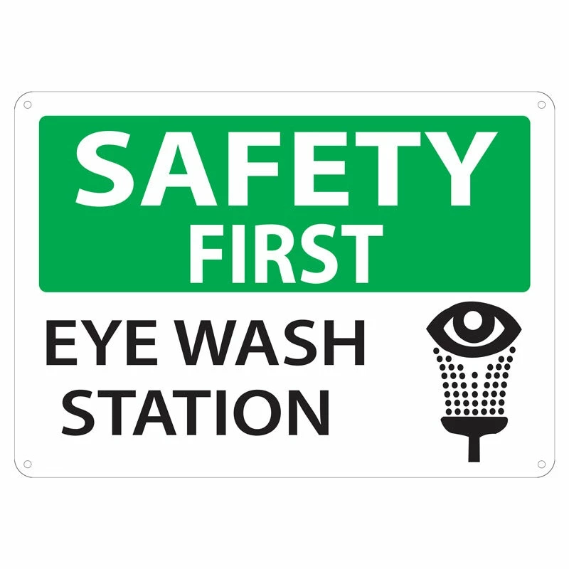 Dynamic Safety Supplies Safety First - Eyewash Station Sign - Various Sizes And Materials 3 Dynamic Safety Supplies Safety First - Eyewash Station Sign - Various Sizes And Materials
