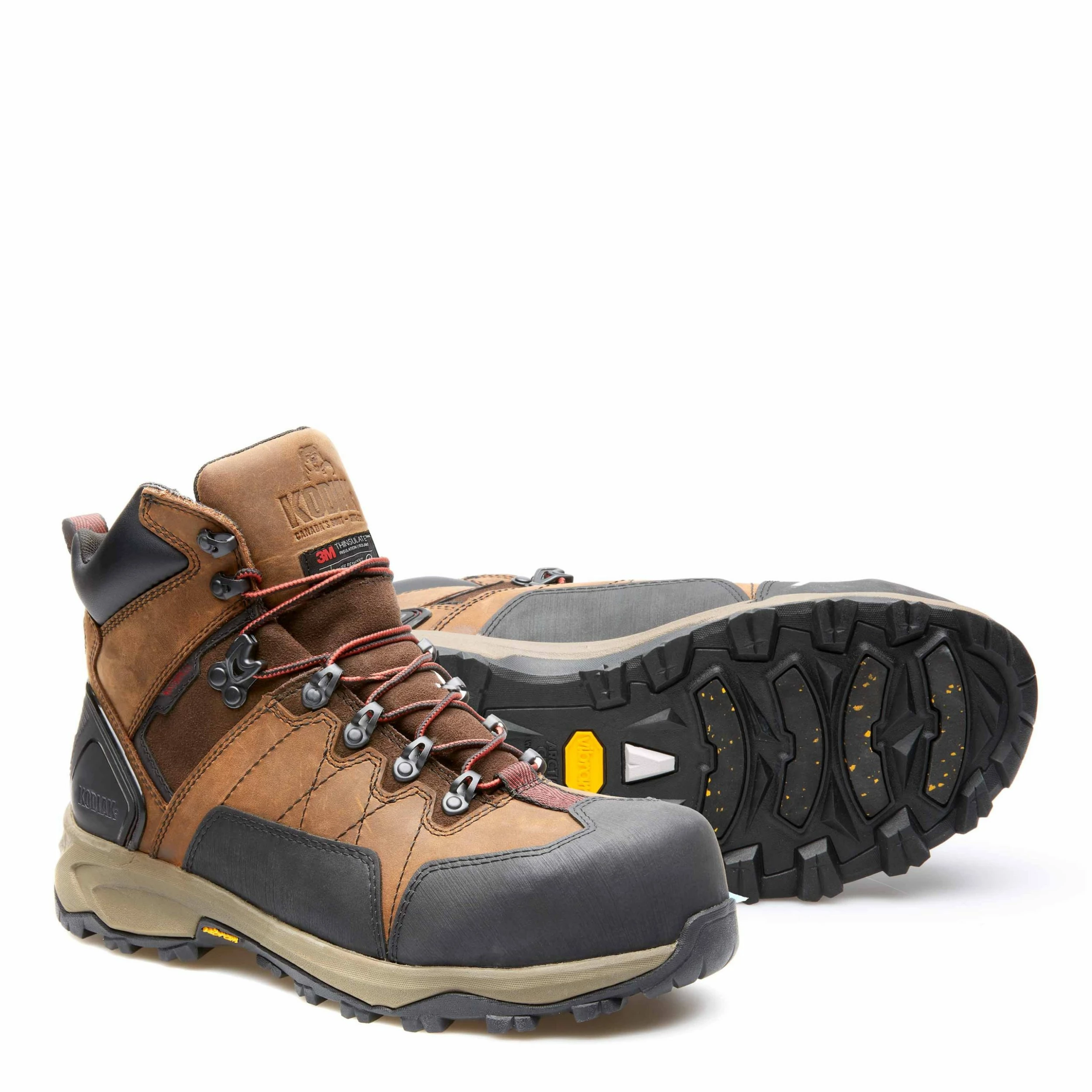 Kodiak Ice Conqueror 6" Safety Boot With Vibram® Arctic Grip Sole | Brown | Sizes 7 To 14 9 Kodiak Ice Conqueror 6" Safety Boot With Vibram® Arctic Grip Sole | Brown | Sizes 7 To 14