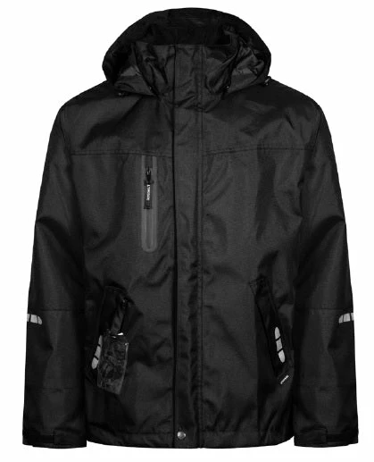 Lyngsoe Rainwear Work Wear Lyngsoe FOX7057 Breathable Rain Jacket | Black | Sizes XS - 5XL 3 Lyngsoe Rainwear Work Wear Lyngsoe FOX7057 Breathable Rain Jacket | Black | Sizes XS - 5XL