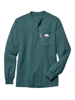 Rasco FR Henley T-Shirt | S - 5XL Flame Resistant Work Wear