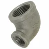 Greenline Fittings And Valves Black 90° Female Pipe Elbow | 1/8" NPT To 6" NPT Sizes
