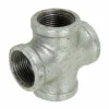 Greenline Galvanized Pipe Cross | 1/4" NPT To 3" NPT Sizes 2 Greenline Galvanized Pipe Cross | 1/4" NPT To 3" NPT Sizes