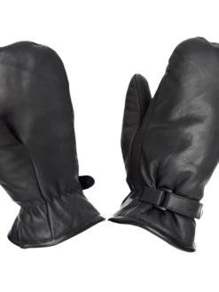 Work Gloves Tough Duck Adjustable Pile Lined Mitt - Black