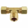 Greenline Tubing And Fittings Brass Compression Male Branch Tee 1 Greenline Tubing And Fittings Brass Compression Male Branch Tee