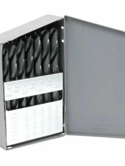 Power Tool Accessories Forney HSS Jobber Drill Bit Set - 1/16" To 1/2" By 64ths - 29 Piece 7 Power Tool Accessories Forney HSS Jobber Drill Bit Set - 1/16