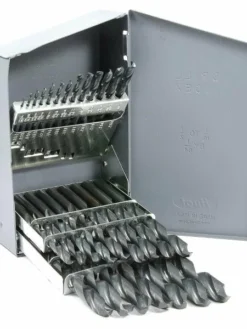 Power Tool Accessories Forney HSS Jobber Drill Bit Set - 1/16" To 1/2" By 64ths - 29 Piece