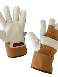 Tough Duck Pile Lined Premium Cowgrain Leather Winter Work Gloves | M-2XL