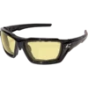 Edge Eyewear Edge Steel Gasketed Vapor Shield Polarized Safety Glasses - Yellow Lens (Pack Of 6) 1 Edge Eyewear Edge Steel Gasketed Vapor Shield Polarized Safety Glasses - Yellow Lens (Pack Of 6)