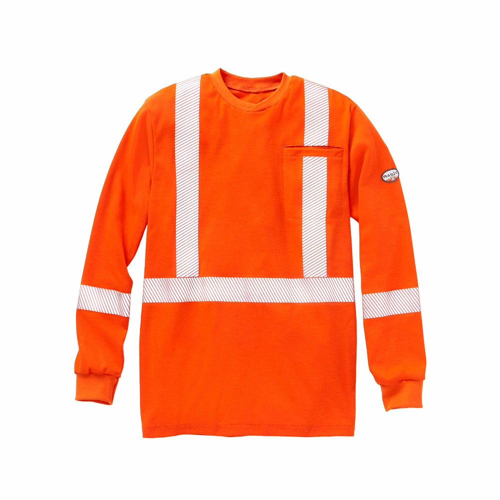 Rasco Hi Vis Long Sleeve Shirt | Orange | S - 4XL Flame Resistant Work Wear 3 Rasco Hi Vis Long Sleeve Shirt | Orange | S - 4XL Flame Resistant Work Wear