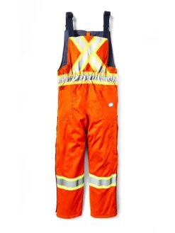 Rasco FR Hi-Vis Insulated Westex AllOut Winter Bib Overalls | Orange | S-5XL