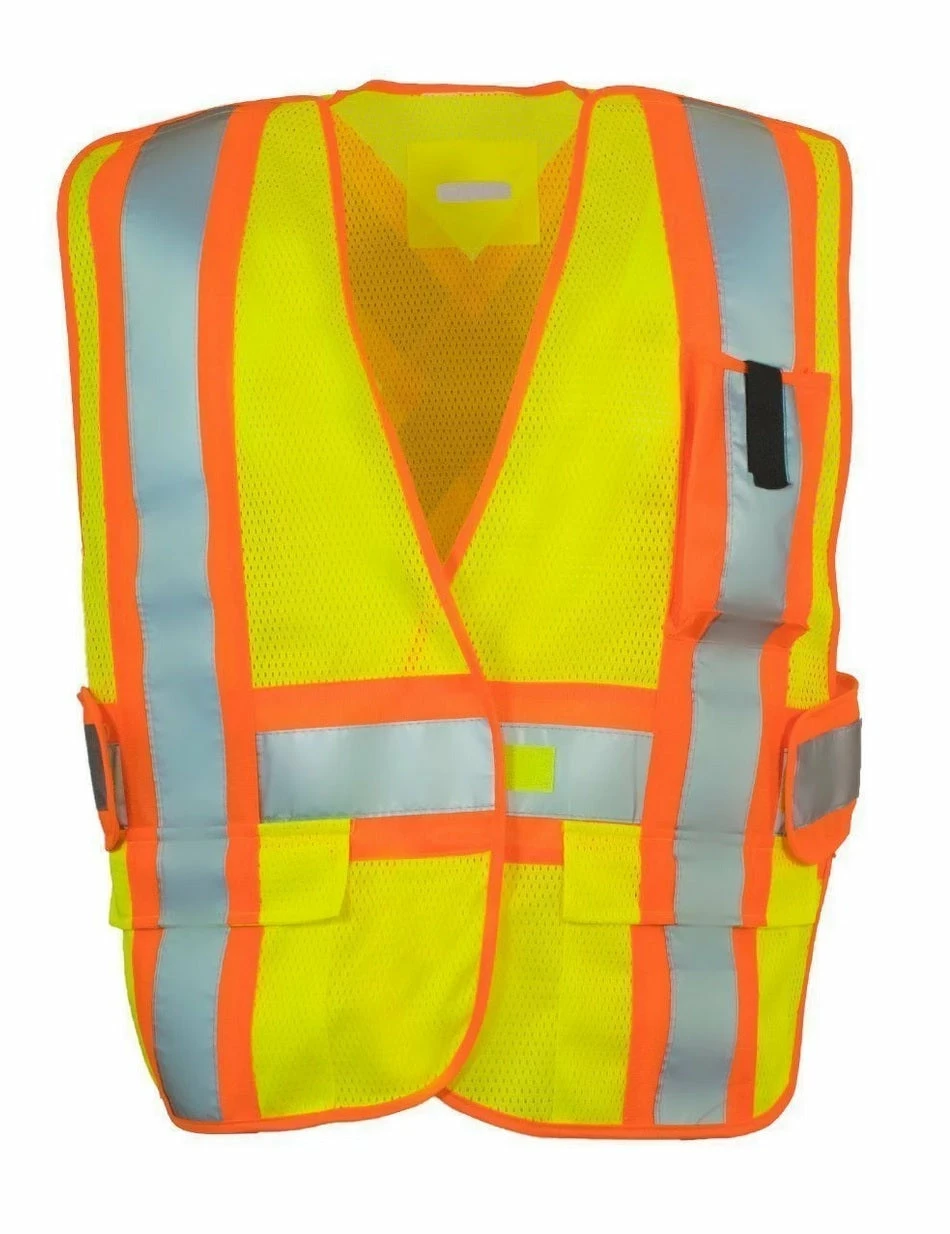 Forcefield Hi-Vis Work Wear High Visibility CSA 5-Point Tearaway Safety Vest With Pockets | One Size Fits All 3 Forcefield Hi-Vis Work Wear High Visibility CSA 5-Point Tearaway Safety Vest With Pockets | One Size Fits All