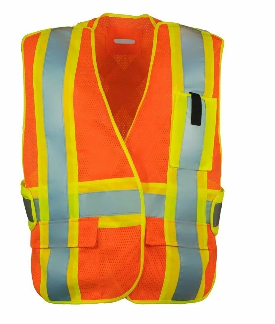 Forcefield Hi-Vis Work Wear High Visibility CSA 5-Point Tearaway Safety Vest With Pockets | One Size Fits All 7 Forcefield Hi-Vis Work Wear High Visibility CSA 5-Point Tearaway Safety Vest With Pockets | One Size Fits All