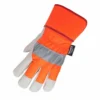Work Gloves Horizon Hi-Vis Cowhide Thinsulate Lined Winter Gloves | Orange | Pack Of 6 Pairs 2 Work Gloves Horizon Hi-Vis Cowhide Thinsulate Lined Winter Gloves | Orange | Pack Of 6 Pairs