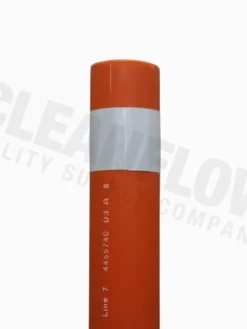 WD Industrial Hydrant Marker Pole - Orange HDPE
