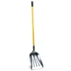 Cleanflow Landscaping Tools Industrial 15" Aluminum Blade Scoop Shovel | Long Fiberglass Handle