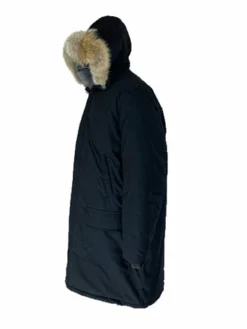 Work Wear Kelsey Trail Men's 40" Length DAC 2 Poly/Cotton Parka With Wolf Fur Trim Hood | S-3XL