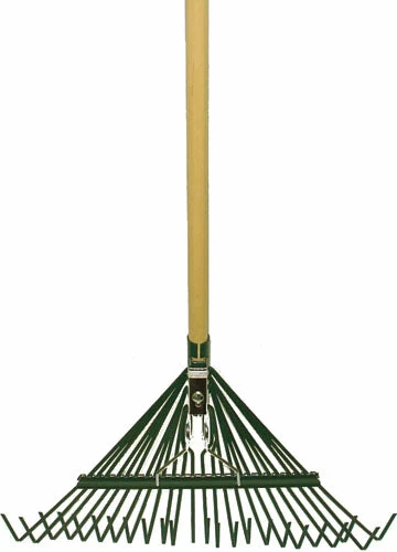 Cleanflow Landscaping Tools 24-Tine Metal Fan Rake W/ Spring Back 3 Cleanflow Landscaping Tools 24-Tine Metal Fan Rake W/ Spring Back