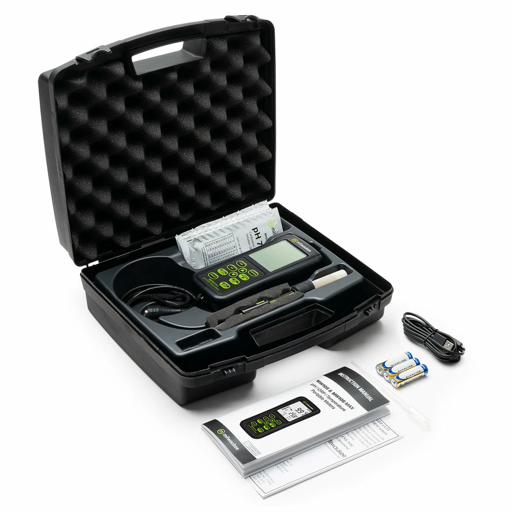 Milwaukee Instruments Milwaukee MW105 MAX Waterproof PH/ORP/Temp Portable Meter 3 Milwaukee Instruments Milwaukee MW105 MAX Waterproof PH/ORP/Temp Portable Meter