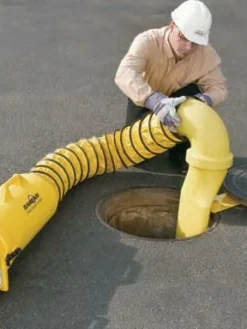 Ramfan Manhole Entry Continuous Airflow Device - 8 Inch Safety Equipment