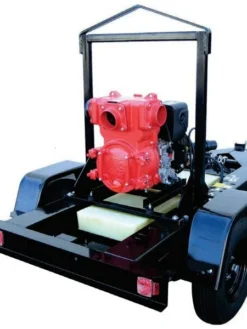 Multiquip 4" DOT Trailer Mounted Diesel Engine Trash Pumps