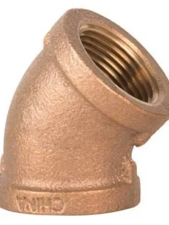 Cleanflow Lead Free Cast Brass Female 45° Elbow Pipe Fittings Fittings And Valves