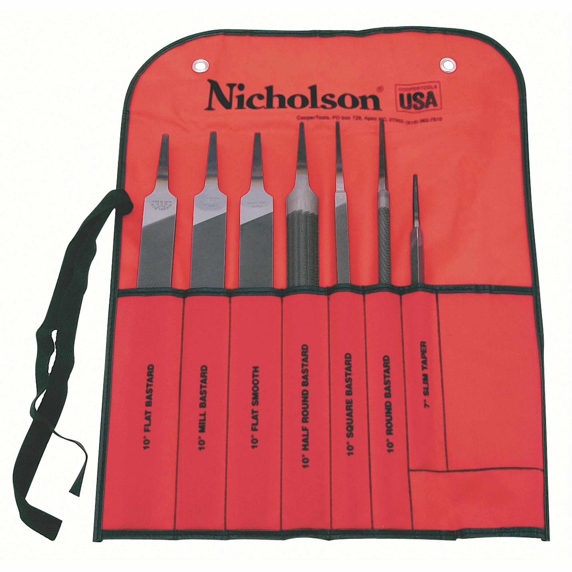 Nicholson General Purpose File Kit For Machine Shop - 7 Piece Hand Tools 3 Nicholson General Purpose File Kit For Machine Shop - 7 Piece Hand Tools