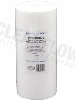 Commercial Water Filters And UV Parts Excelpure 4.5" OD Big Blue Melt Blown Polypropylene Water Filters - Various Lengths And Micron Ratings