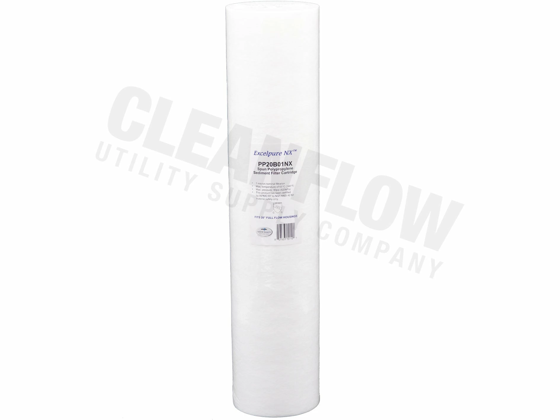 Commercial Water Filters And UV Parts Excelpure 4.5" OD Big Blue Melt Blown Polypropylene Water Filters - Various Lengths And Micron Ratings 9 Commercial Water Filters And UV Parts Excelpure 4.5" OD Big Blue Melt Blown Polypropylene Water Filters - Various Lengths And Micron Ratings