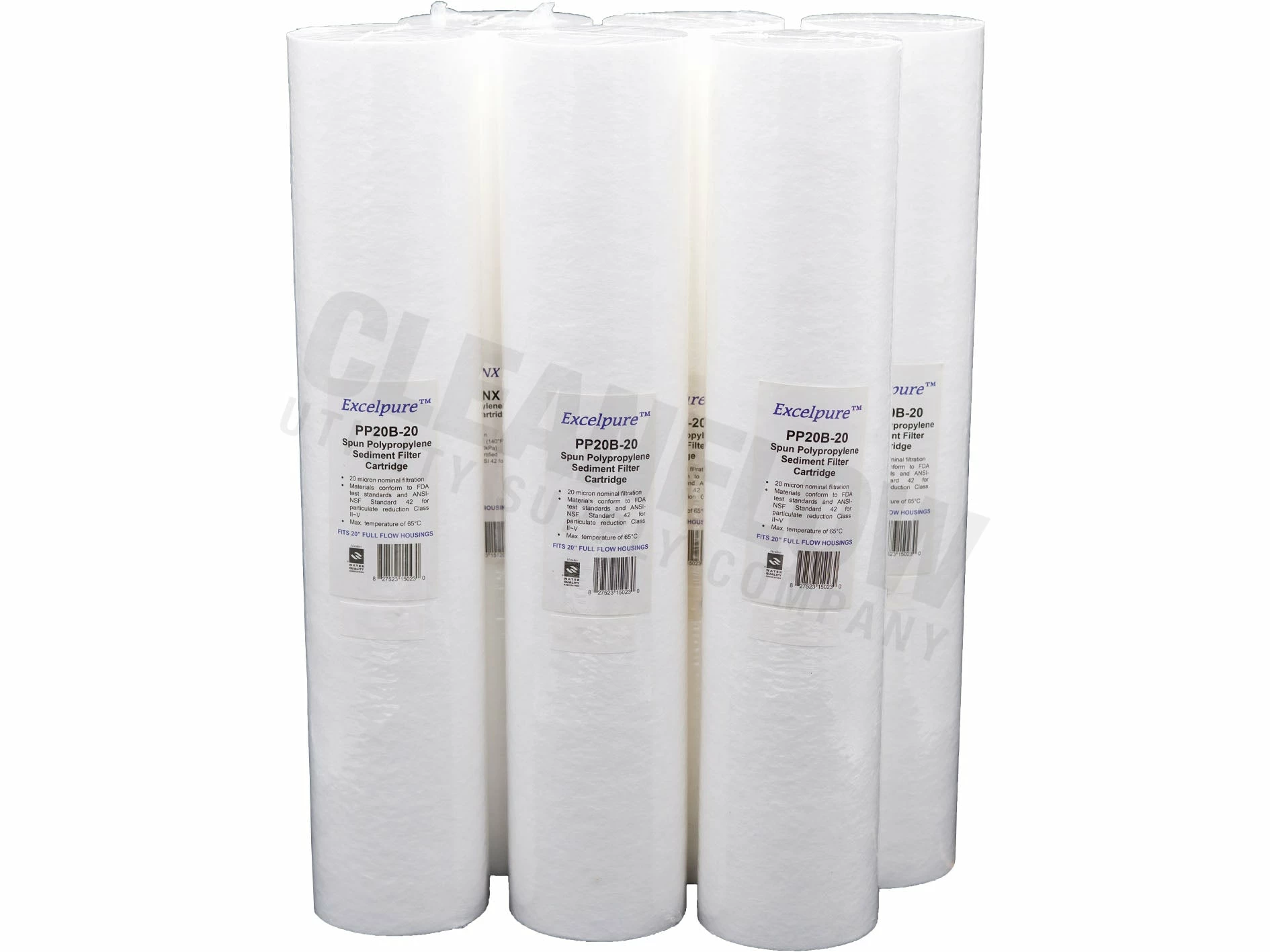 Commercial Water Filters And UV Parts Excelpure 4.5" OD Big Blue Melt Blown Polypropylene Water Filters - Various Lengths And Micron Ratings 14 Commercial Water Filters And UV Parts Excelpure 4.5" OD Big Blue Melt Blown Polypropylene Water Filters - Various Lengths And Micron Ratings