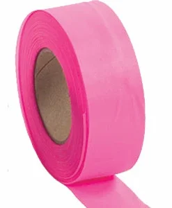 Cleanflow Arctic Fluorescent Flagging Tape | 1" X 125 Ft Length Safety Supplies