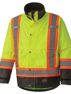 Pioneer Trilobal 300D Ripstop Waterproof Safety Rain Jacket | S-4XL