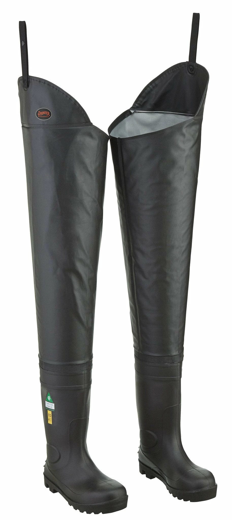 Pioneer PVC/Canvas Economy Industrial Safety Hip Waders | Sizes 8-13 3 Pioneer PVC/Canvas Economy Industrial Safety Hip Waders | Sizes 8-13