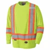 Hi-Vis Work Wear Pioneer Birdseye Long Sleeve Hi Vis Tee Shirt | XS -5XL